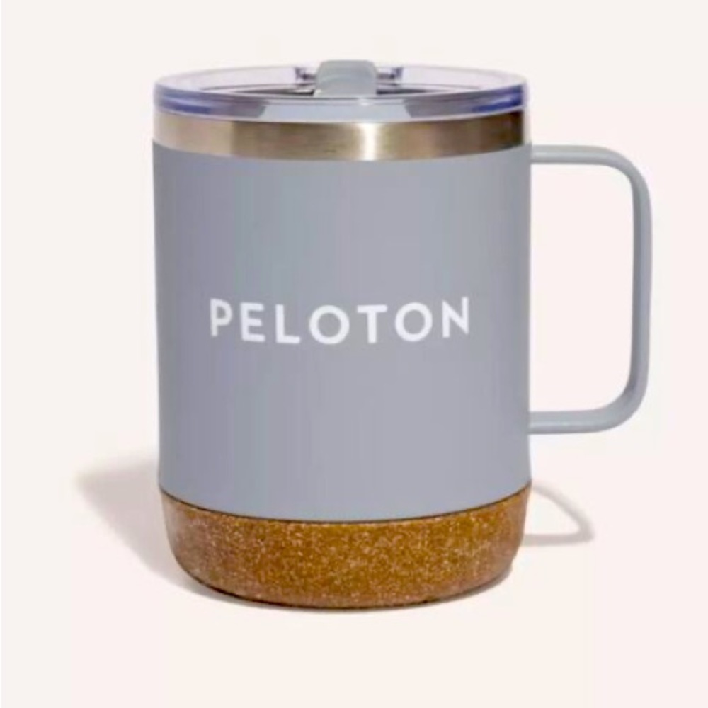 NEW Discontinued Peloton 12 oz Stainless Steel Mug Powder Blue
